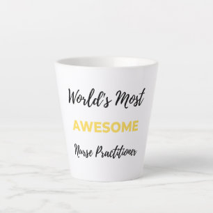 Caneca De Café Latte Especialista em Enfermeira 2 do mundo
