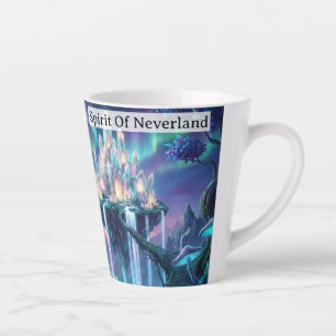 Caneca De Café Latte Espírito de Neverland Nunca Cresça Personalizado