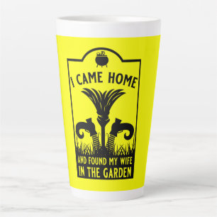 Caneca De Café Latte Esposa de Bruxa Engraçada