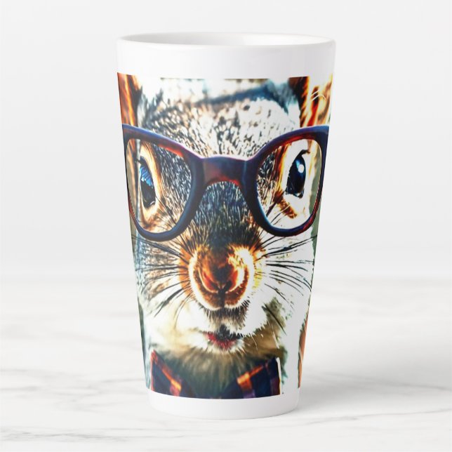 Caneca De Café Latte Esquilo (Frente)