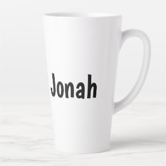 Caneca De Café Latte Esquilo de Inverno Personalizado na Floresta Geada