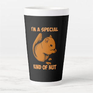 Caneca De Café Latte Esquilo - Tipo Especial de Noz