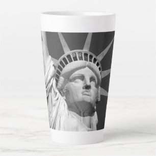 Caneca De Café Latte Estátua Negra da Liberdade
