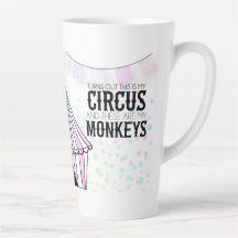 Este é o meu circo Latte Mug