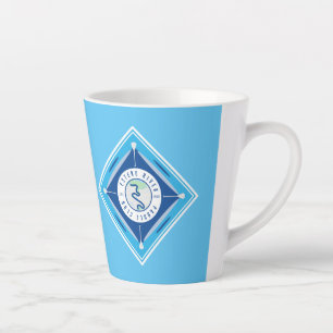 Caneca De Café Latte Estero River Paddle Club Small Latte Mug