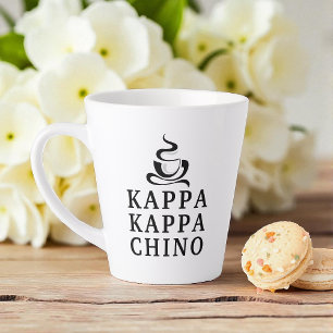 Caneca De Café Latte Estilo de vida Funny Kappa Chino Campus