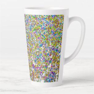 Caneca De Café Latte Estilo esferoides Orbões Design Orgânicos