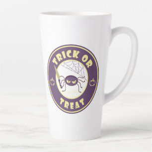 Caneca De Café Latte Estilo Starbucks para a aranha do halloween