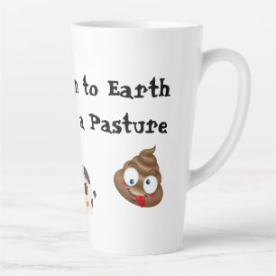 Caneca De Café Latte Estou na Terra