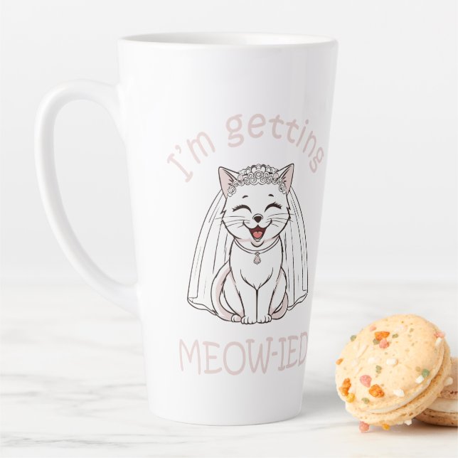 Caneca De Café Latte Estou sendo Meow-ada! (In Situ)