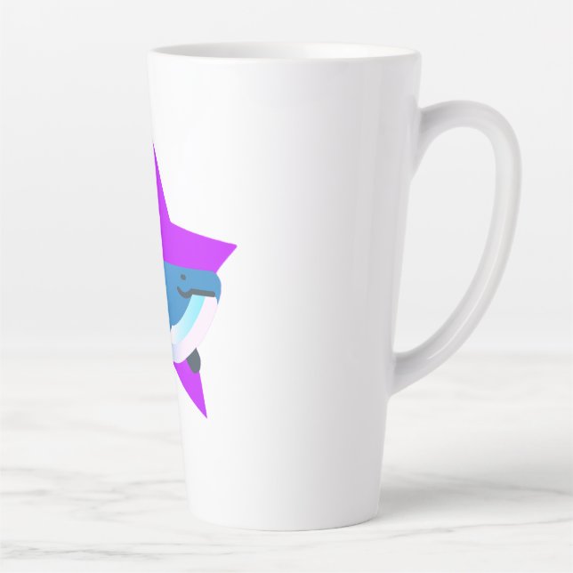 Caneca De Café Latte Estrela, A Baleia, Baleia (Direita)