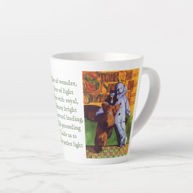 Caneca De Café Latte ESTRELA DE WONDER Latte Mug (Ângulo direito)