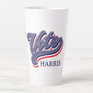 Caneca De Café Latte Estrelas e faixas eleitorais personalizadas