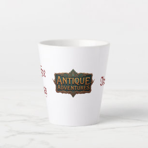 Caneca De Café Latte Eterno de Arte Antigráfico de Aventuras -
