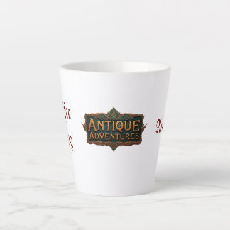 Caneca De Café Latte Eterno de Arte Antigráfico de Aventuras -