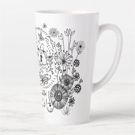 Caneca De Café Latte EU ACORDEI COMO ESSA caneca Chow Latte