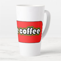 Eu adoro café mocha Latte Mug