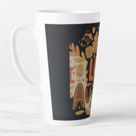Caneca De Café Latte Eu adoro o Autumn Jumbo