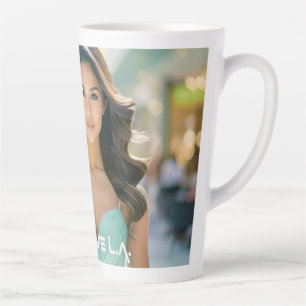 CANECA DE CAFÉ LATTE EU AMO LA - LOS ANGELES - AMOR DOS EUA