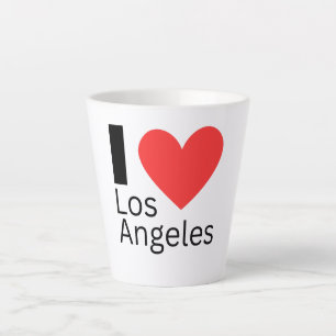 Caneca De Café Latte Eu Amo Los Angeles