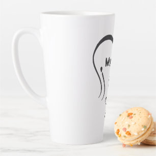 Caneca De Café Latte Eu Amo Meu Bae • Você = ♥