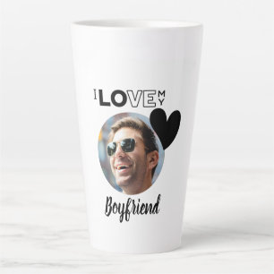 Caneca De Café Latte Eu Amo O Meu PAI De Fidelidade Do Marido Com Foto