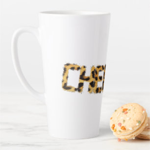 Caneca De Café Latte Eu Amo Quênia Cheetah Safaris