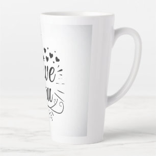 Caneca De Café Latte eu amo você