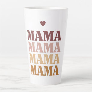 Caneca De Café Latte Eu Amo Você Mamãe, Presente do Dia das Mães, Prese