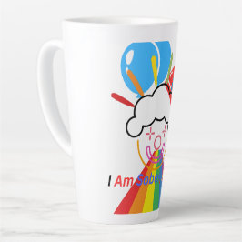 Caneca De Café Latte Eu estou sóbrio de novo