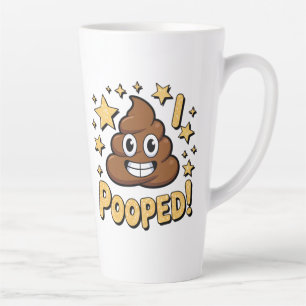 Caneca De Café Latte Eu Fiquei