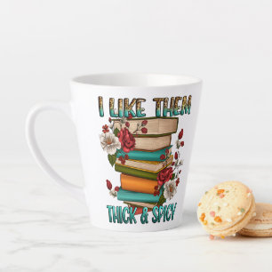 Caneca De Café Latte Eu Gosto Deles, Espessa e Picante.