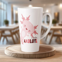 Eu Sorrio Muito Kawaii Axolotl Personalizado