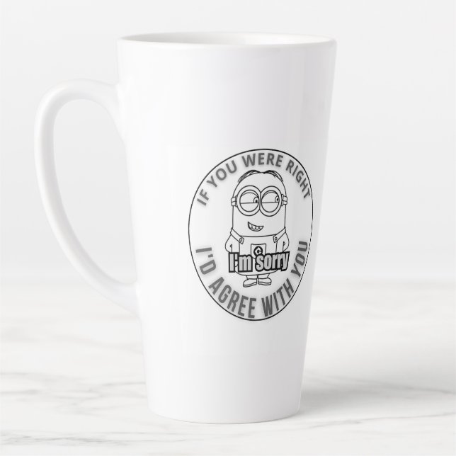 Caneca De Café Latte Eu sou a história (Esquerda)