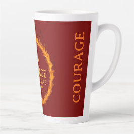 CANECA DE CAFÉ LATTE EU SOU CORAGEM