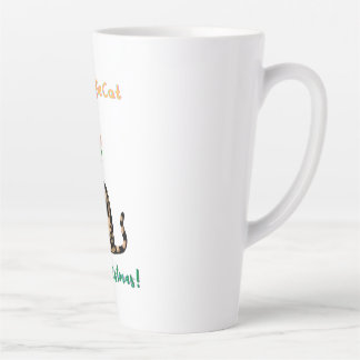 Caneca De Café Latte Eu sou um Elfie Cat...