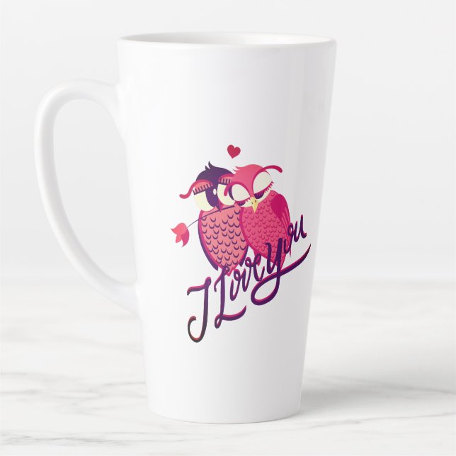 Caneca De Café Latte Eu Te Amo Casal De Café (Esquerda)