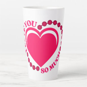 Caneca De Café Latte Eu Te Amo Tanto