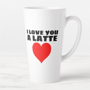 CANECA DE CAFÉ LATTE EU TE AMO UM MACO DE CAFÉ GRANDE.