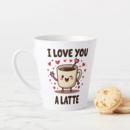 CANECA DE CAFÉ LATTE EU TE AMO UM POUCO