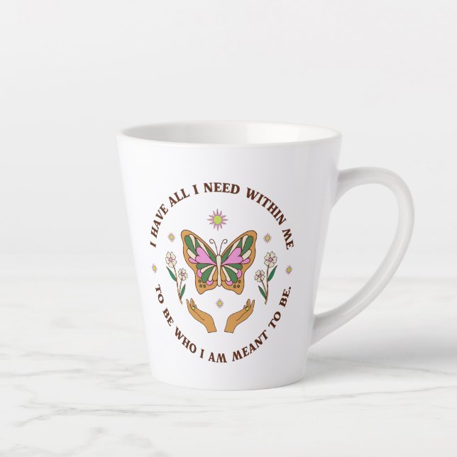 Caneca De Café Latte Eu Tenho Tudo (Direita)