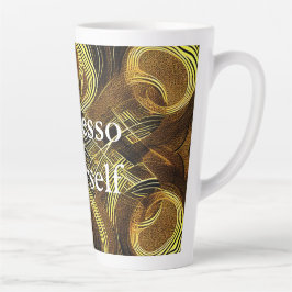 Caneca De Café Latte Eva 6 Abstract Design Latch