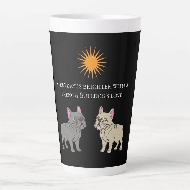 Caneca De Café Latte Everyday is brighter (Frente)