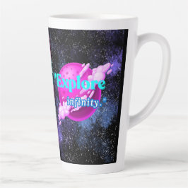 Caneca De Café Latte Explorar o infinito