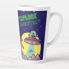 Caneca De Café Latte Explorar o infinito