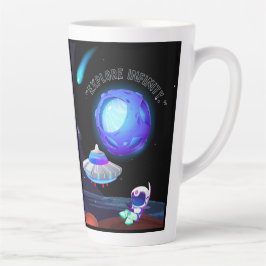 Caneca De Café Latte Explorar o Infinity