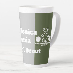 Caneca De Café Latte Fábrica de Ursos Gummy