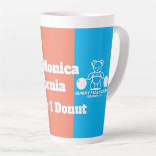 Caneca De Café Latte Fábrica de Ursos Gummy