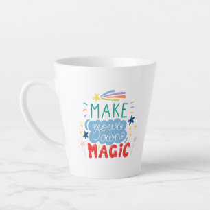 Caneca De Café Latte Faça sua própria magia