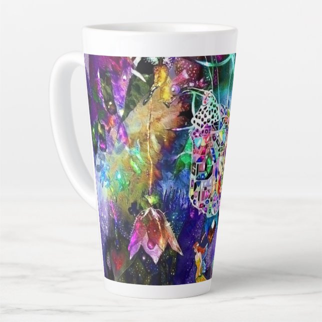 Caneca De Café Latte Fairytale World 2 Latte Mug (Ângulo esquerdo)
